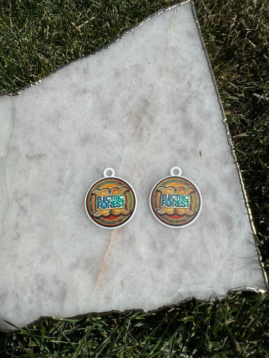 Electric Forest Hoops OR Charms
