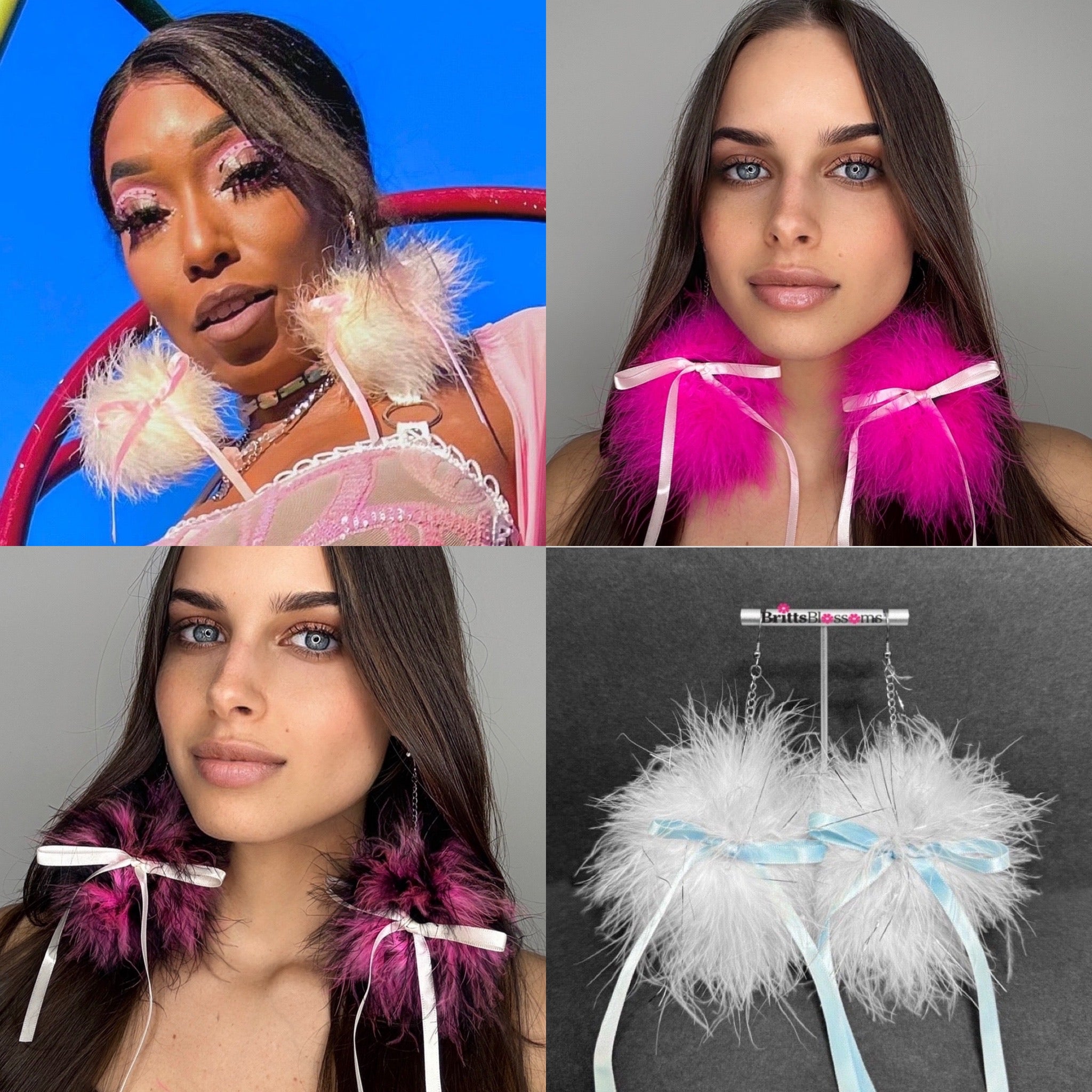 Coquette Fluff Earrings