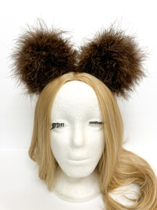 Bear Brown Fluff Headband
