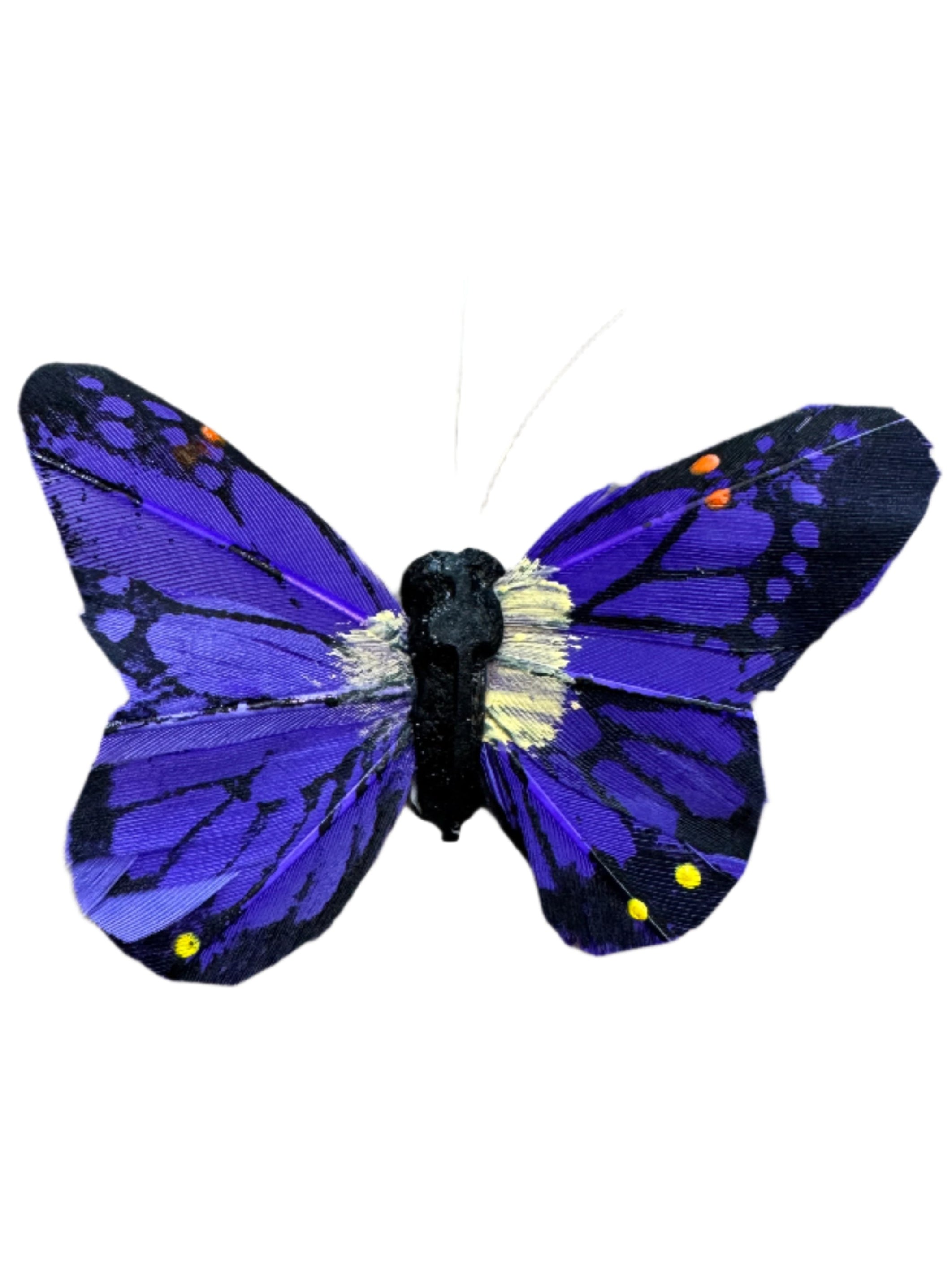 Butterfly Fluff Hair Clips