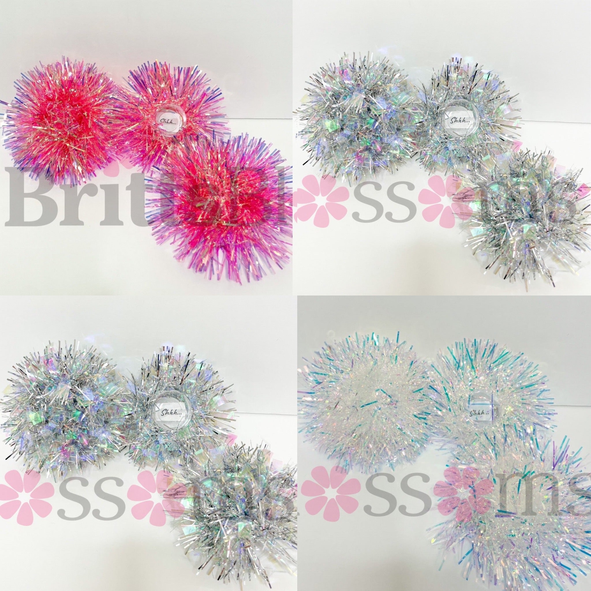 Stash Tinsel Hair Clips