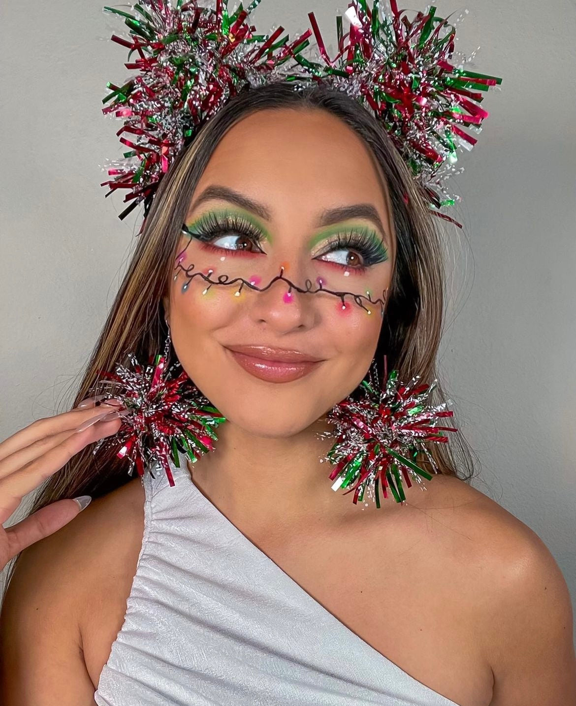 Christmas Tinsel Kitty