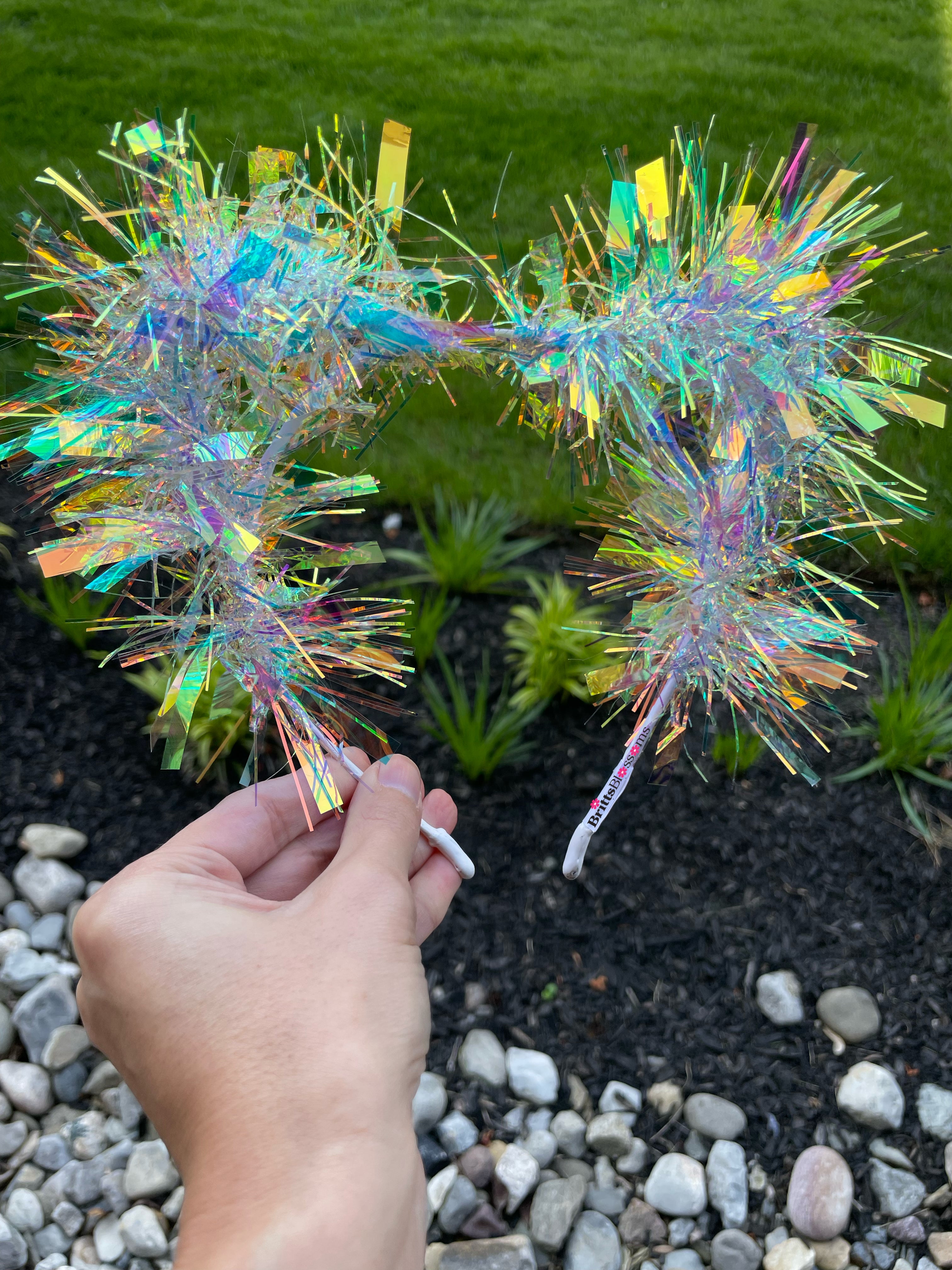 Tinsel Kitty Ears (click to view all colors)