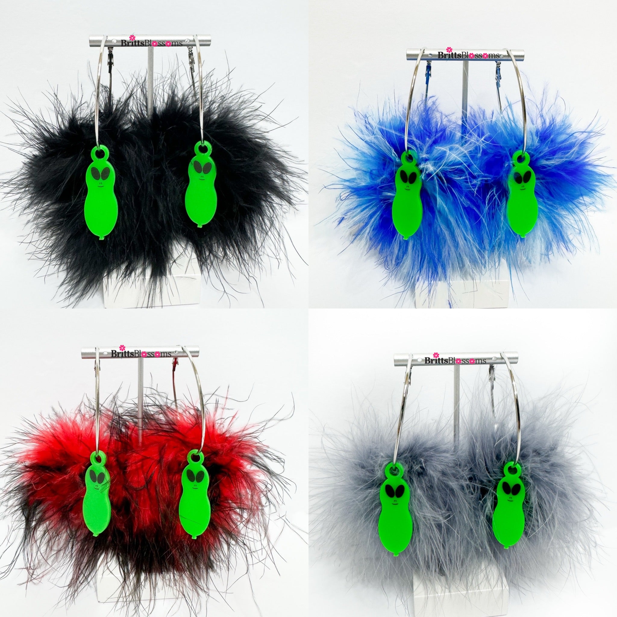 Kevin Fluff Hoops/Charms (choose Fluff color)