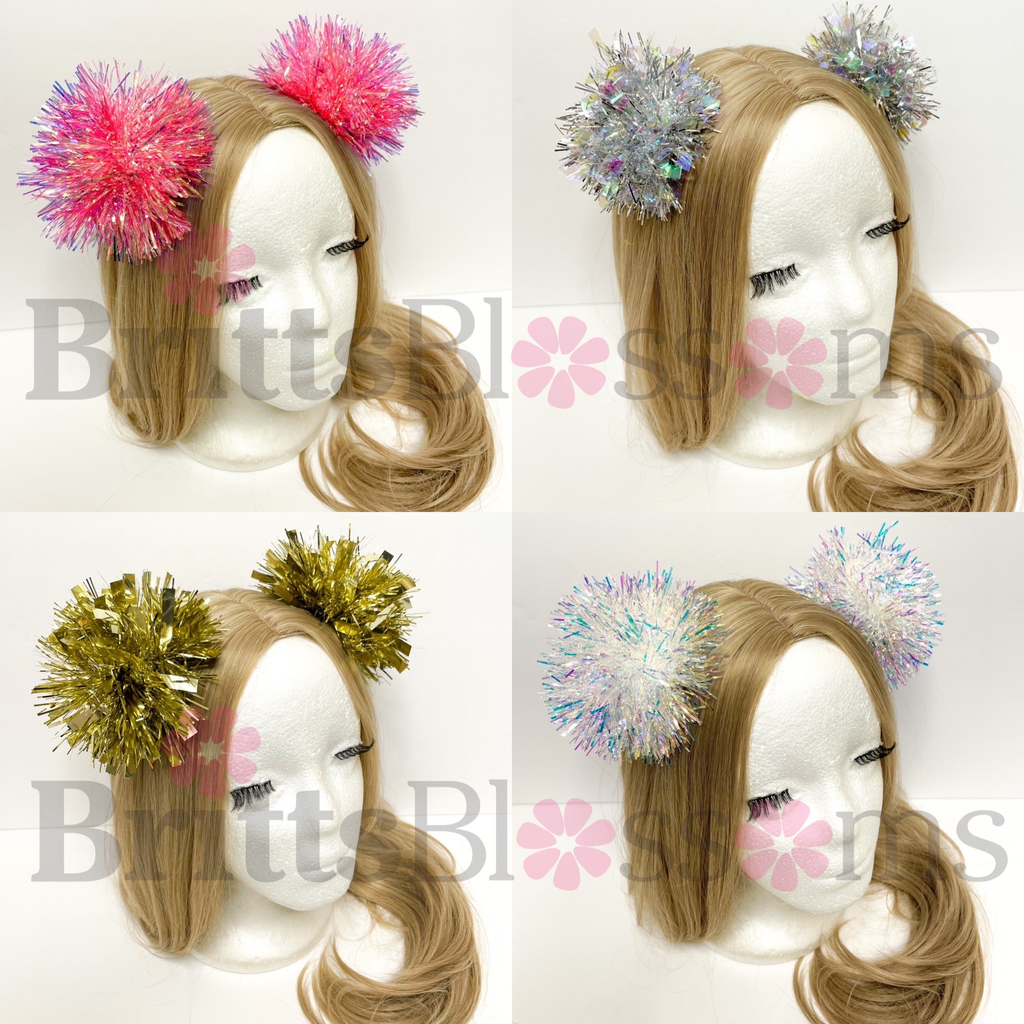 Stash Tinsel Hair Clips