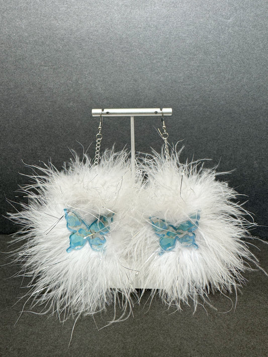 Butterfly Dreams Fluff Earrings