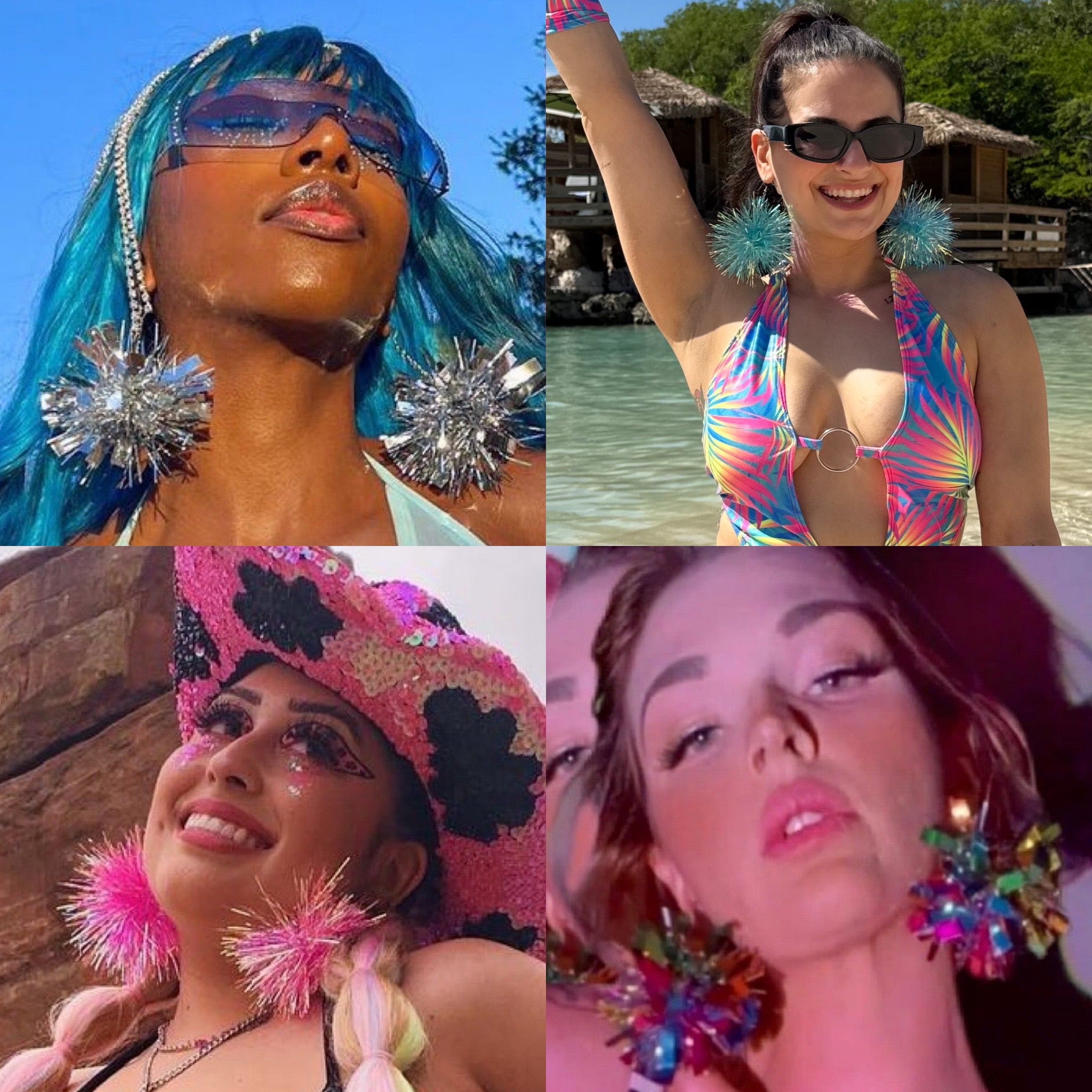 Tinsel Earrings