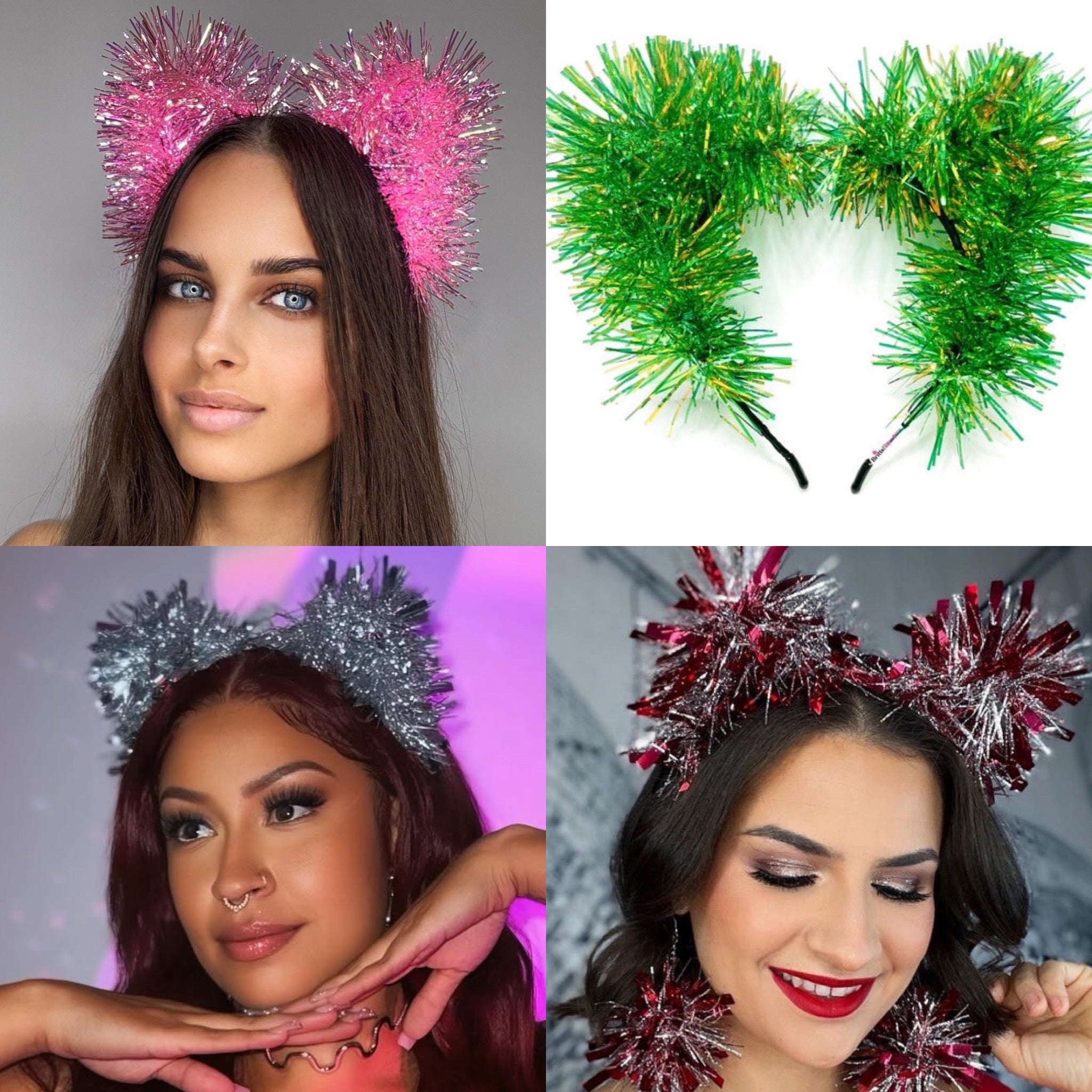 Tinsel Kitty Ears (click to view all colors)