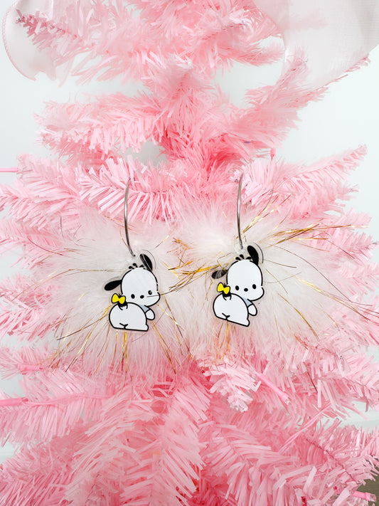 Hello Kitty Pochacco Mini Hoops